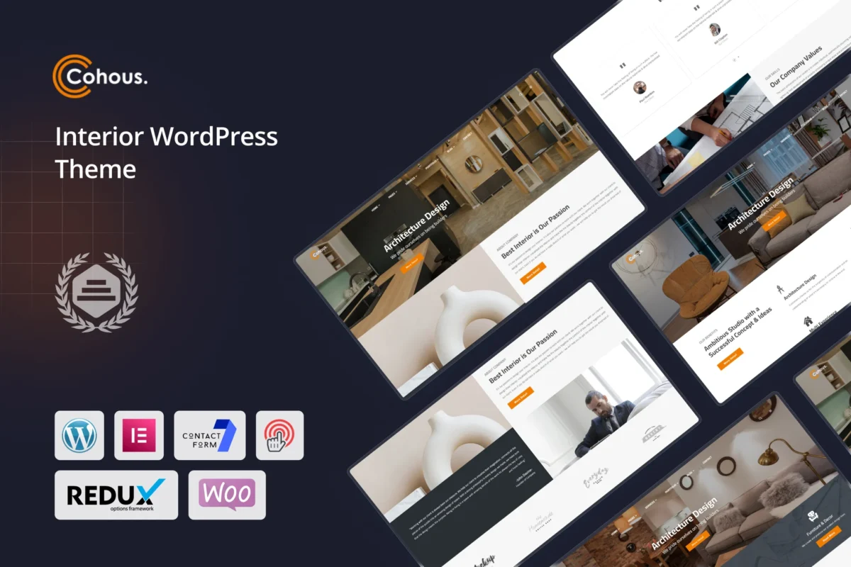 Cohous - Interior WordPress Theme