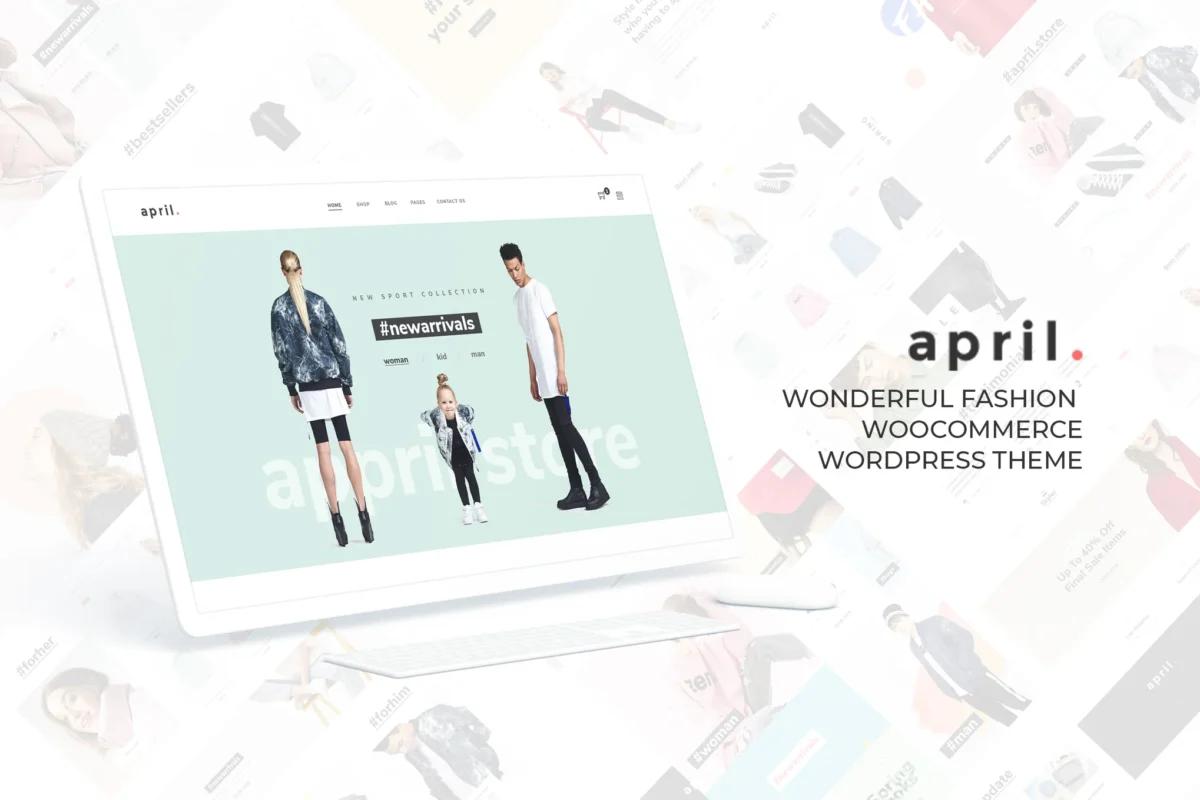 APRIL - Wonderful Fashion WooCommerce WordPress Theme