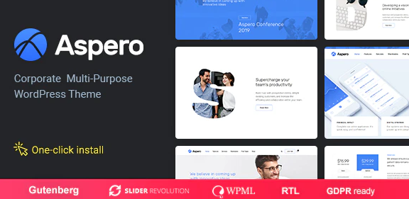 Aspero - Business WordPress Theme