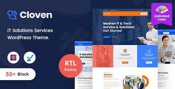 Cloven - IT Solutions Services WordPress Theme
