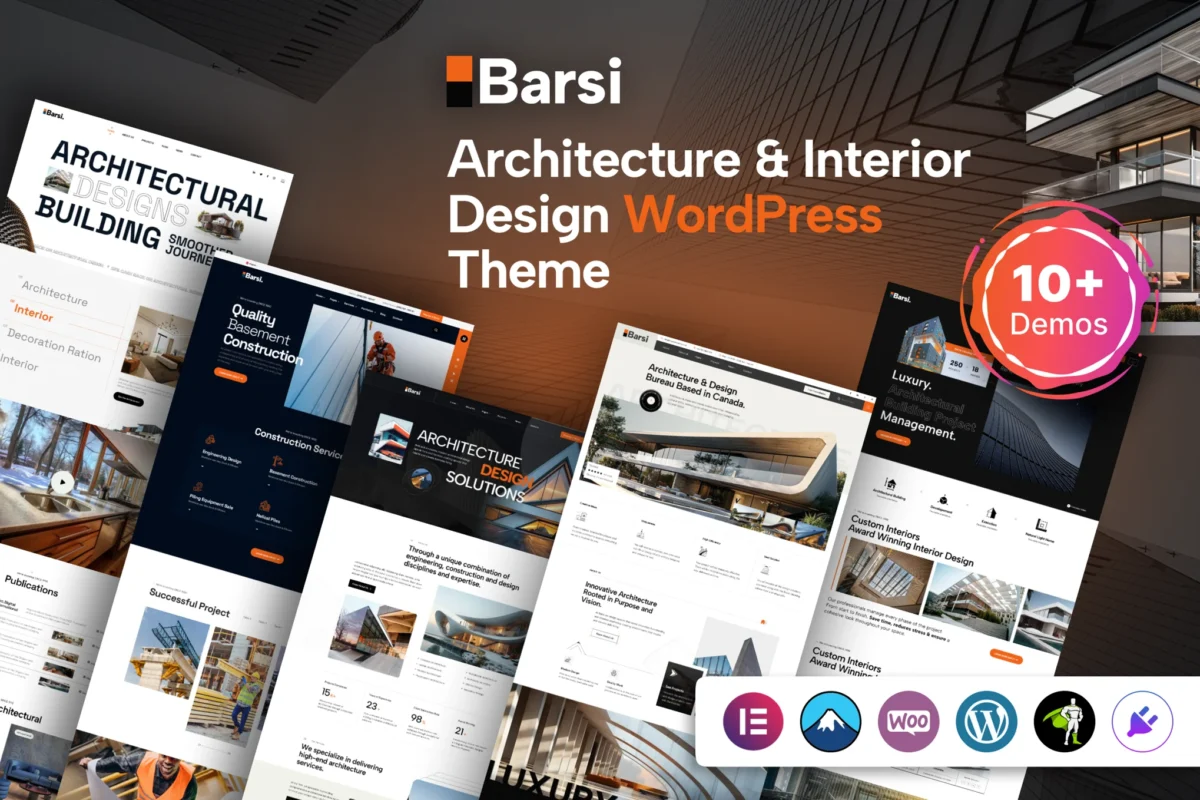 Barsi - Architecture & Interior WordPress Theme