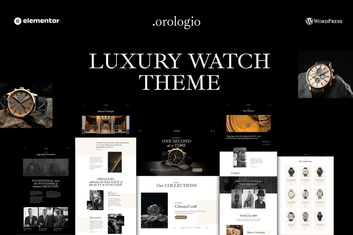 Orologio – Luxury Watch Store WordPress Theme