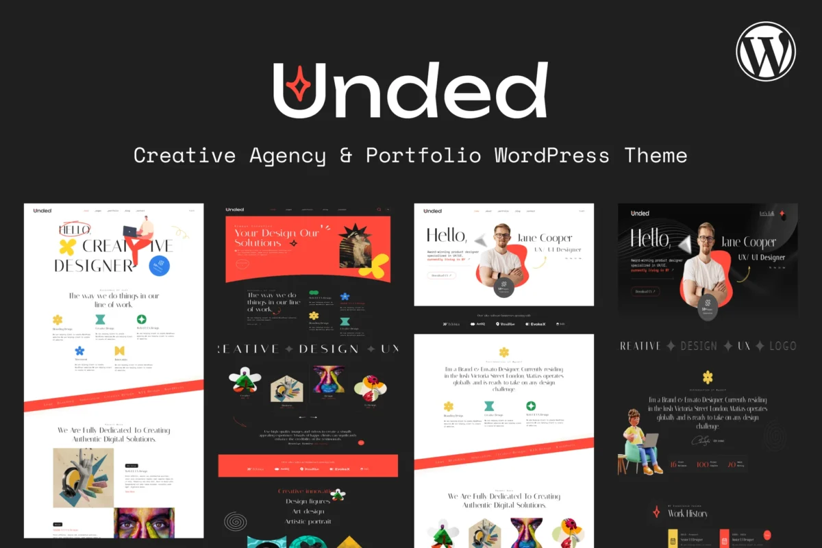 Unded - Creative Portfolio WordPress Theme