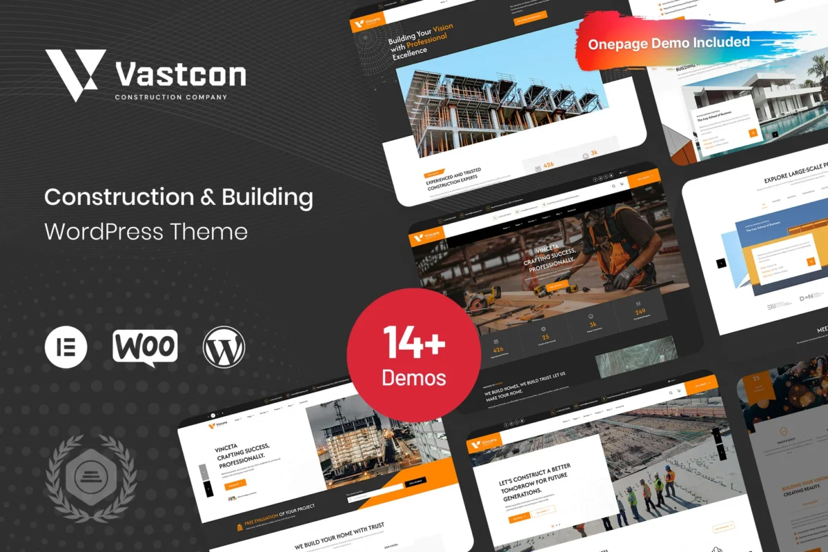 Vastcon - Construction & Building WordPress Theme