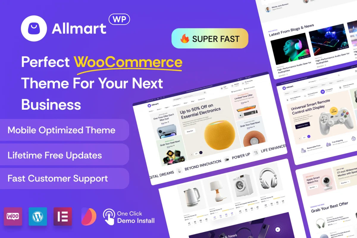 Allmart - Electronics & Gadgets WordPress Theme