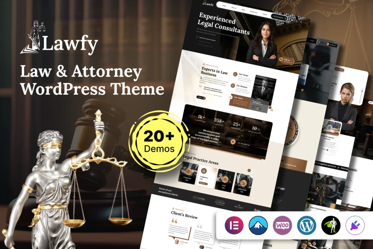 Lawfy - Law & Attorney WordPress Theme