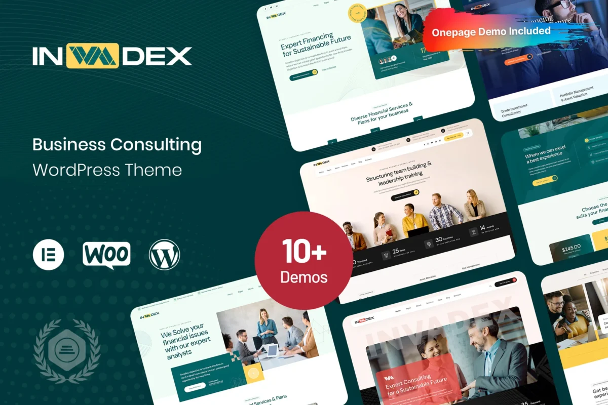 Invadex - Business Consulting WordPress Theme