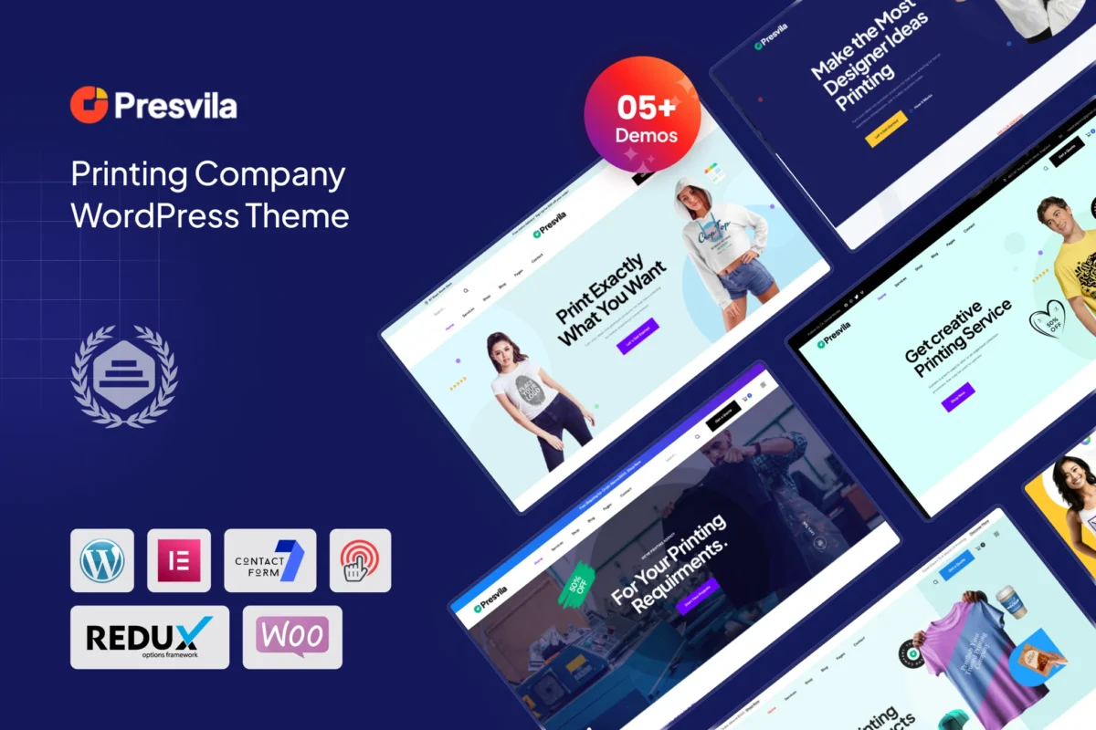 Presvila - Printing Company WordPress Theme