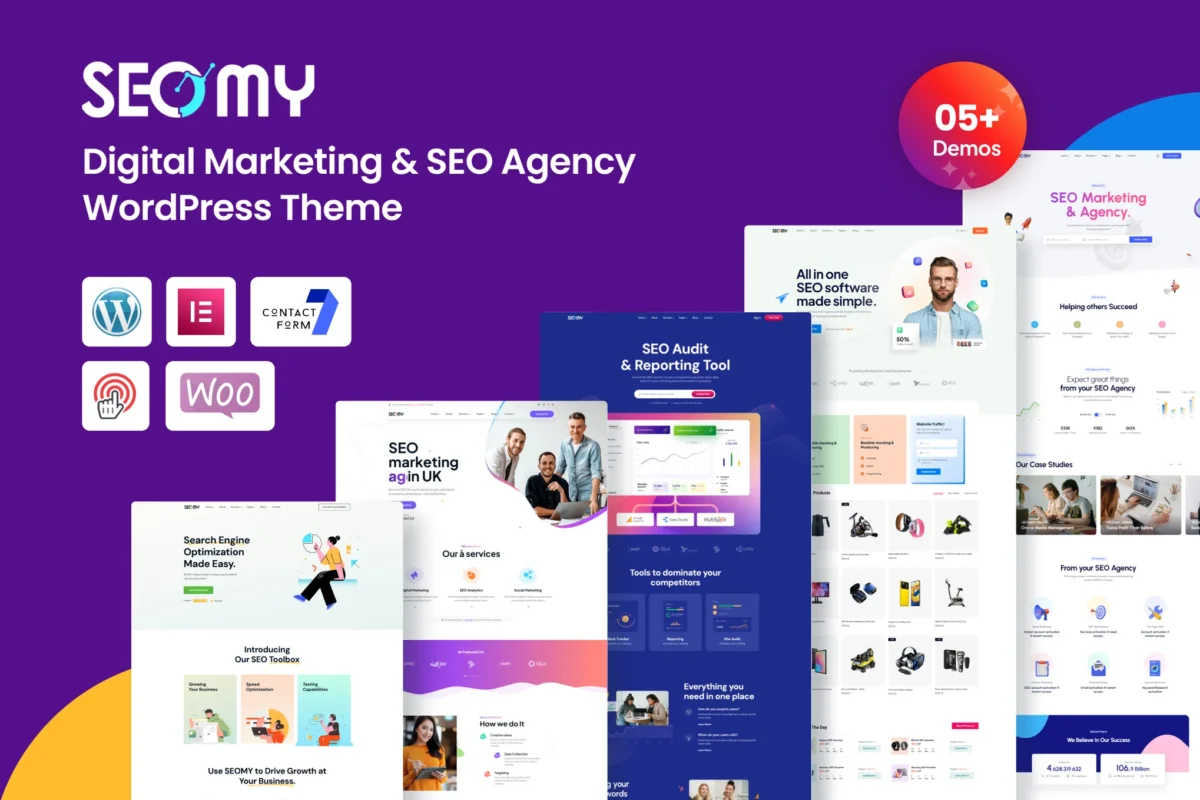 Seomy - Digital Marketing WordPress Theme
