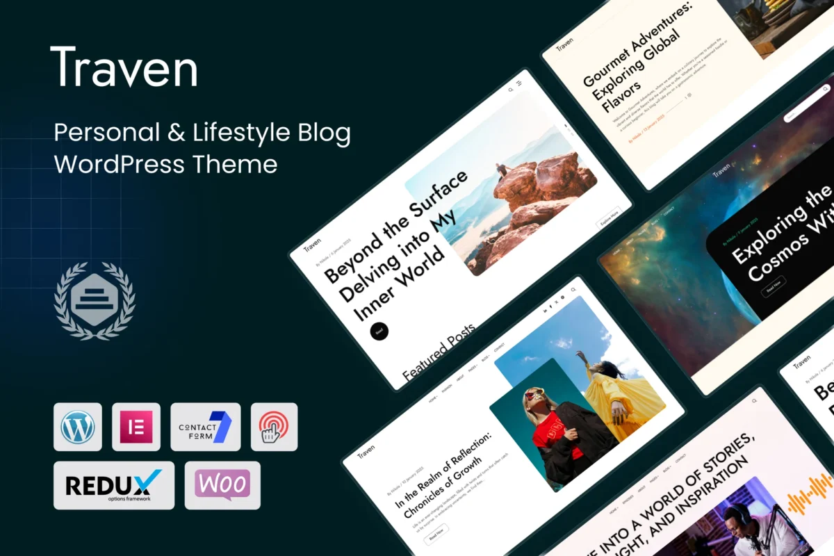 Traven - Personal & Lifestyle Blog WordPress Theme