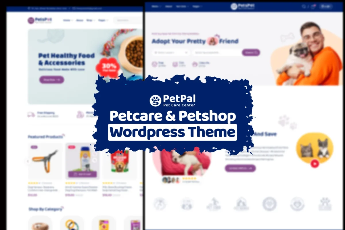 Petpal - Pet Care & Pet Shop WordPress Theme